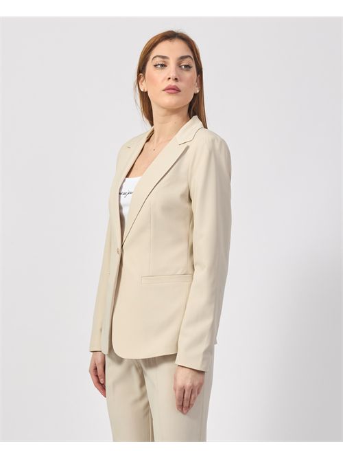 Yes Zee women's single-breasted jacket in technical fabric YES ZEE | G431-KE000222